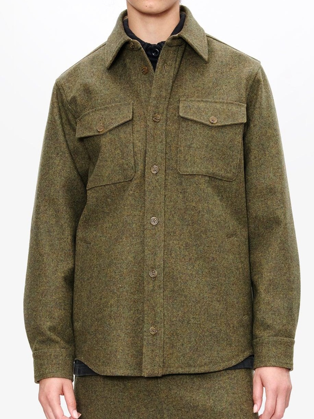 APC Oversized Wool Shirt Jacket